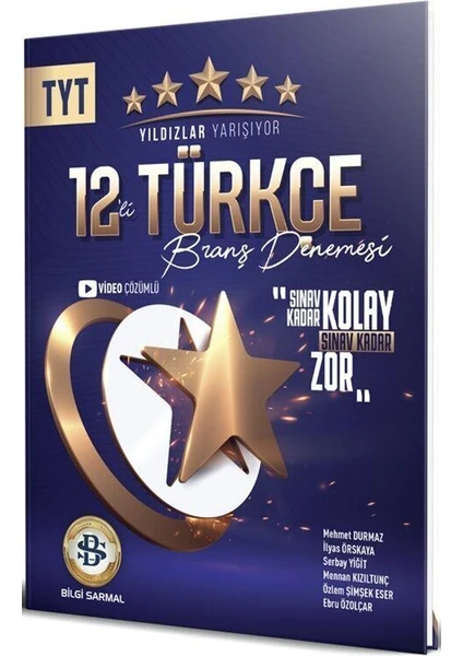 Bilgi Sarmal Yayınları TYT 2024 Yıldızlar Yarışıyor 12’li Türkçe Branş Denemesi