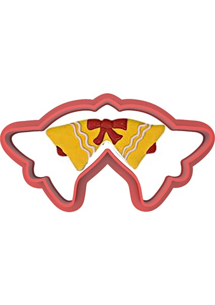 Noel Yılbaşı Çanlar Kurabiye Kalıbı Şekillendirici Kopat