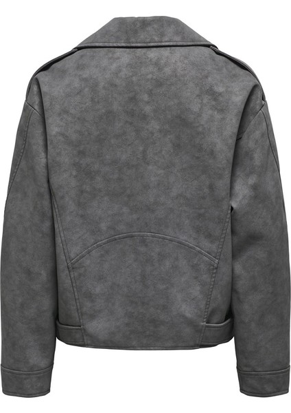 Kadın Ava Suni Deri Bıker Ceket fiyatları