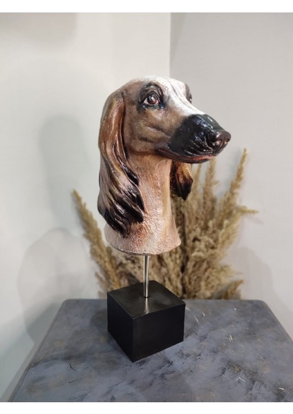Kaideli Köpek Büst Polyester Dekoratif Obje fiyatları
