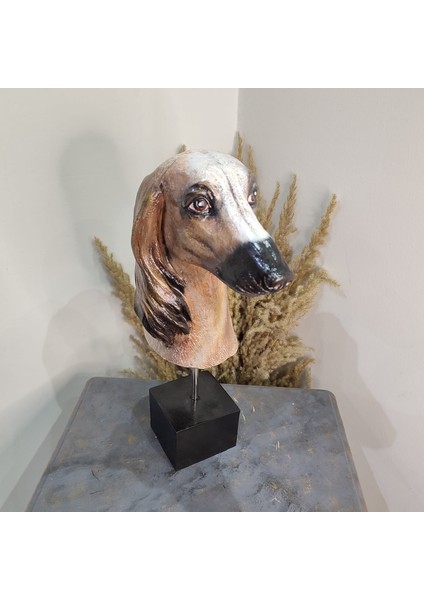 Kaideli Köpek Büst Polyester Dekoratif Obje fırsatları