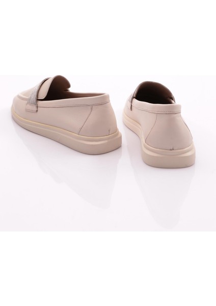 981S Kadin Şeritli Loafer Ayakkabı modelleri