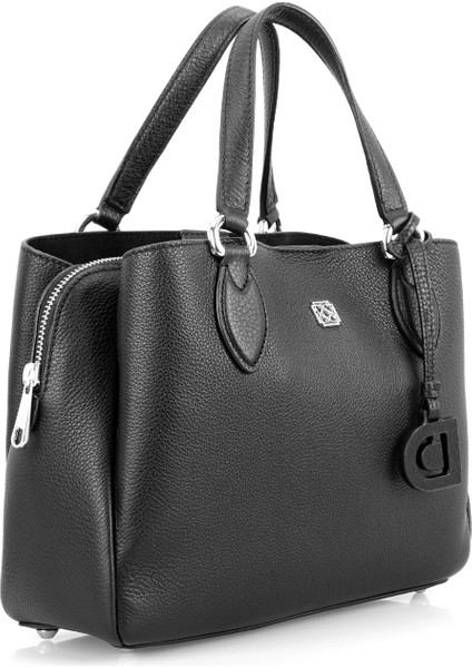 Emil Siyah Kadın Deri El Çantası fiyatları