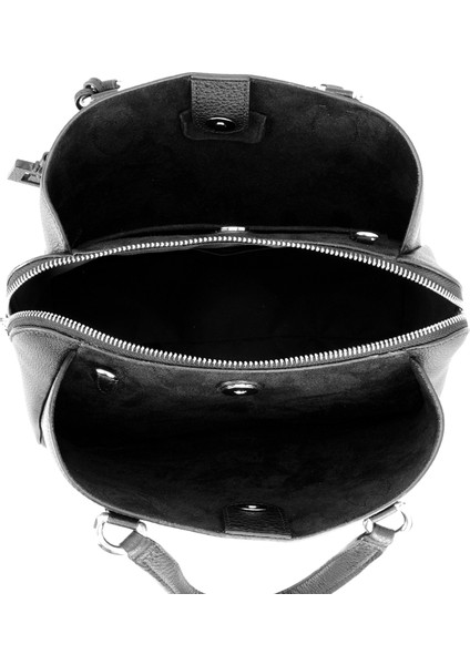 Emil Siyah Kadın Deri El Çantası indirimleri