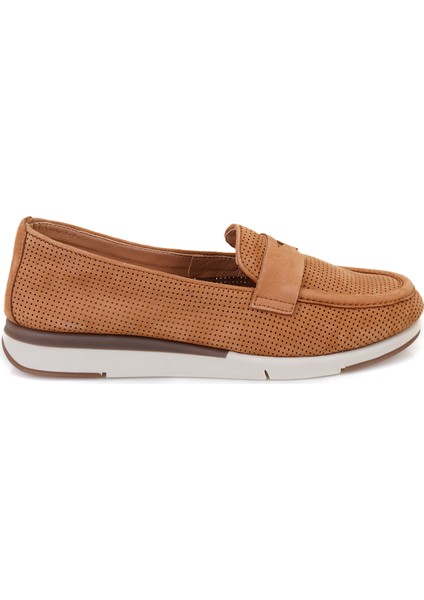 Margaret Taba Kadın Deri Loafer