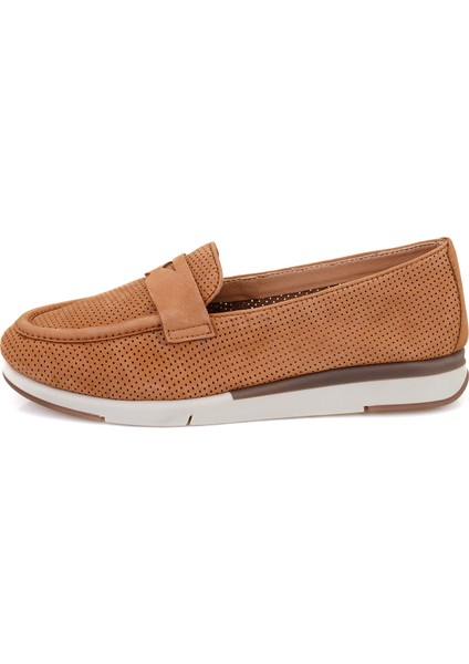 Margaret Taba Kadın Deri Loafer