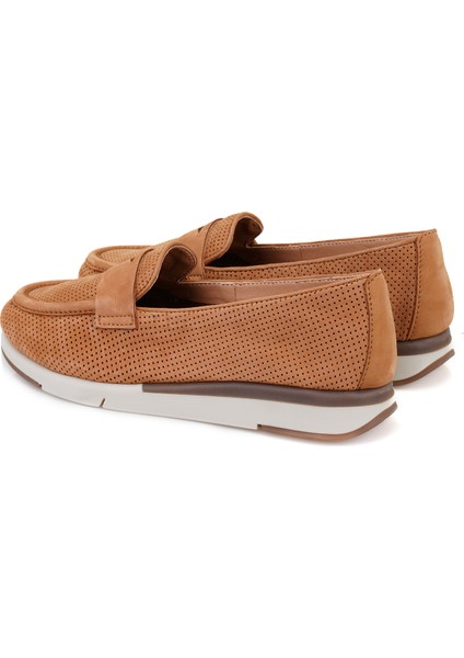 Margaret Taba Kadın Deri Loafer