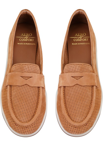 Margaret Taba Kadın Deri Loafer