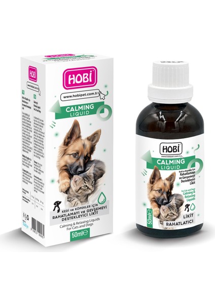 Calming Liquid Kedi ve Köpekler Için Rahatlacı Sıvı 50ML