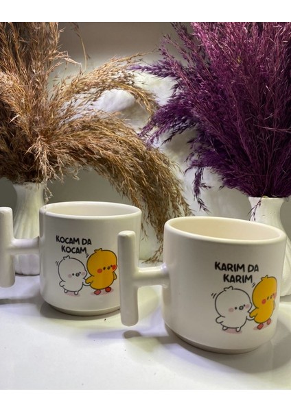 2'li T Kulplu Seramik Kupa Bardak fiyatları