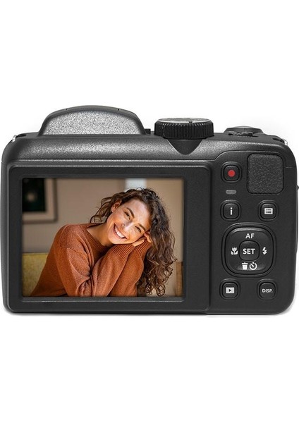 Astro Zoom AZ255/25X Yakınlaştırma Dijital Fotoğraf Makinesi-Siyah fırsatları