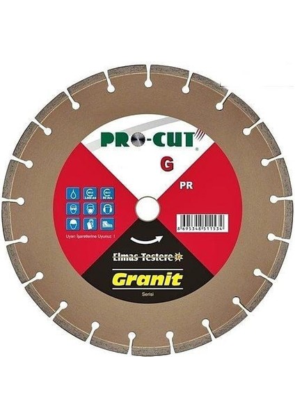 Pro-Cut 350X60 mm Granit Elmas Testere