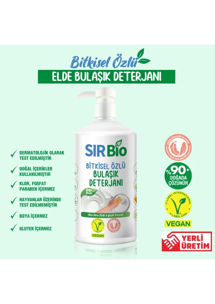 Sır Bio Elde Bulaşık Deterjanı 1000 ml