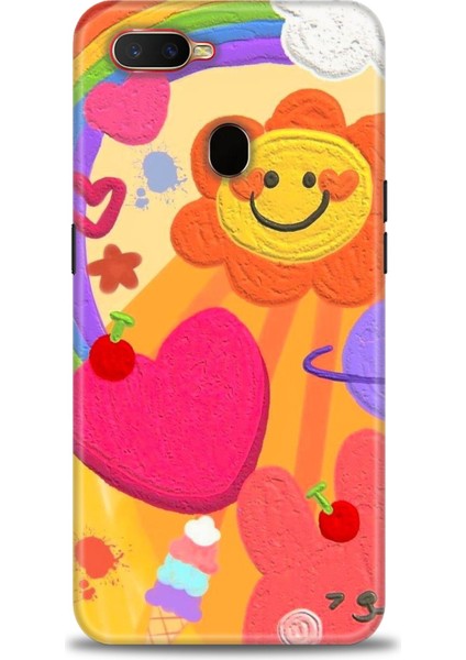 Oppo A5S Uyumlu Kılıf Hd Kalite Desenli Baskılı Kılıf - T (1)