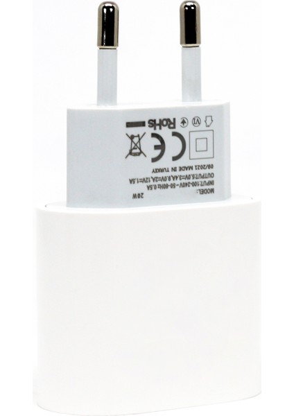 Type-C 11 / 12 20W Usb-C Güç Adaptörü