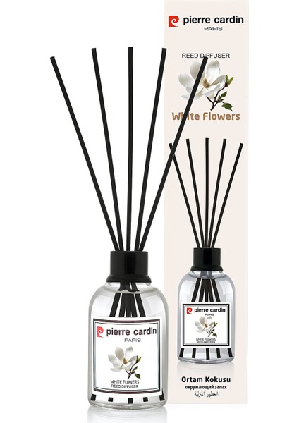 Pierre Cardin Reed Diffuser White Flowers Beyaz Çiçekler 110 ml