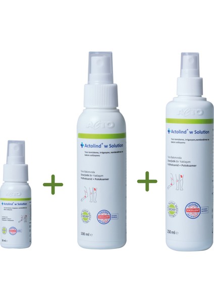 Actolınd® W Solutıon 50 ml + 100 ml + 250 ml Yara Iyileştirme Solüsyonu