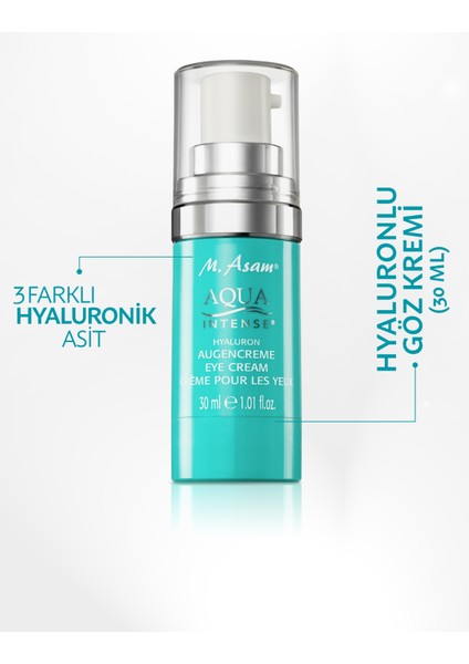 Aqua Intense Hyaluronlu Göz Kremi 30 ml