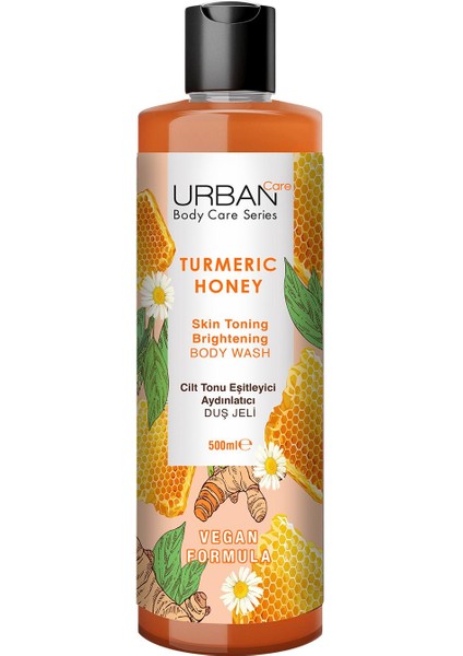 Urban Care Turmeric Honey Cilt Tonu Eşitleyici ve Aydınlatıcı Duş Jeli 500 ml