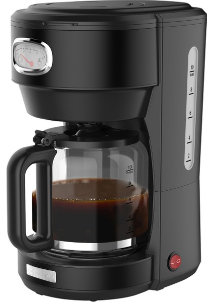 Retro Filtre Kahve Makinesi Siyah