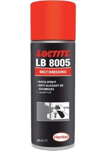 Lb 8005 Kullanım Ömrünü Uzatan Kayış Bakım Spreyi 400 ml (2 Adet)
