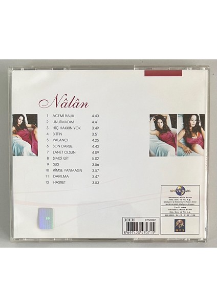 Nalan Acemi Balık CD (Orjinal Dönem Baskı)