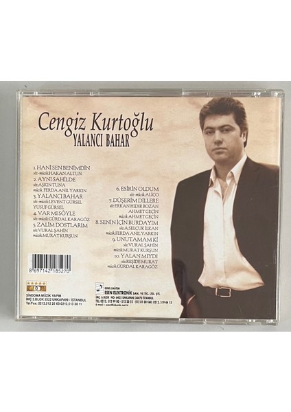 Cengiz Kurtoğlu Yalancı Bahar CD (Orjinal Dönem Baskı)