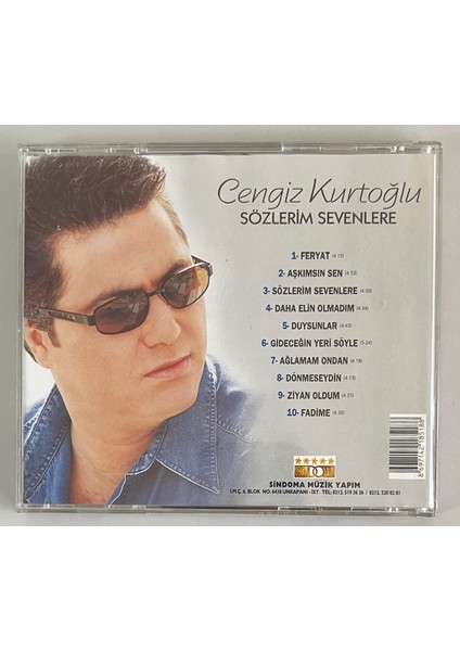 Cengiz Kurtoğlu Sözlerim Sevenlere CD (Orjinal Dönem Baskı)