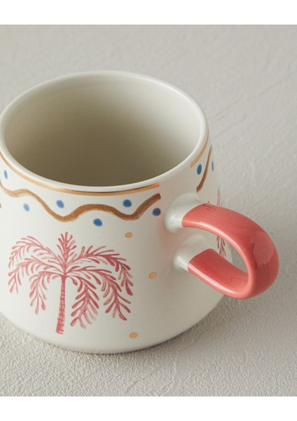 Carnival Tree Stoneware Kupa Pembe modelleri