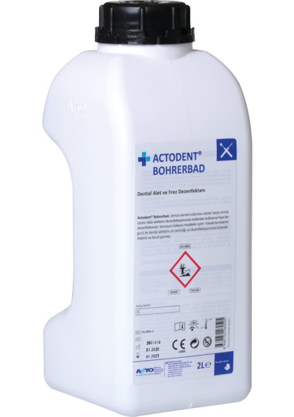 Actodent® Bohrerbad 2 L Dental Alet ve Frez Dezenfektanı