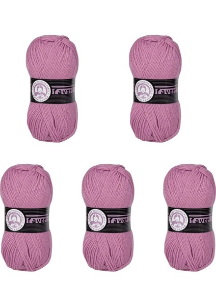 Favori Örgü Ipi Lavanta (049) 5'li Paket