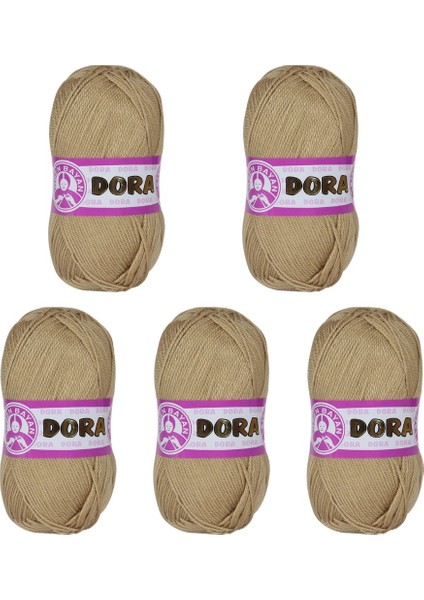 Favori Örgü Ipi Bej (080) 5'li Paket