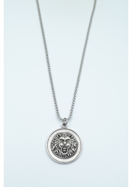 Aslan Madalyon Örme Zincir Kolye fiyatları