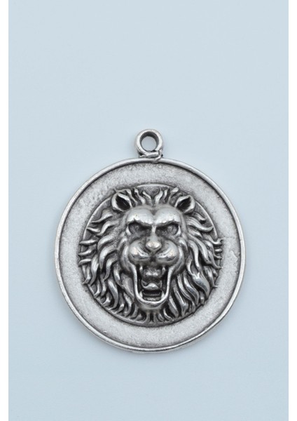 Aslan Madalyon Örme Zincir Kolye modelleri