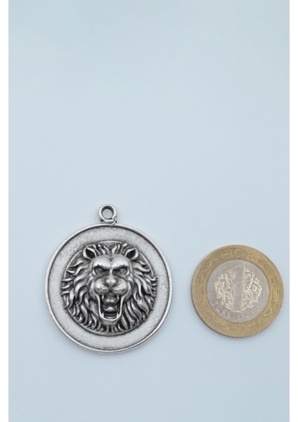 Aslan Madalyon Örme Zincir Kolye indirimleri