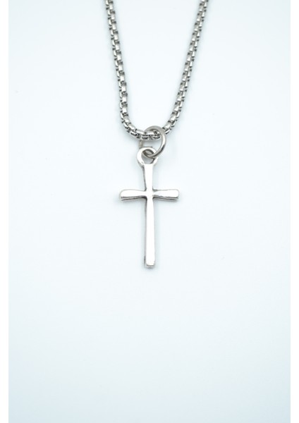 Minimal Haç Örme Zincir Kolye