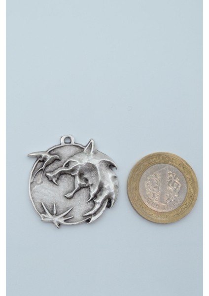 Witcher 3 Madalyon Örme Zincir Kolye indirimleri