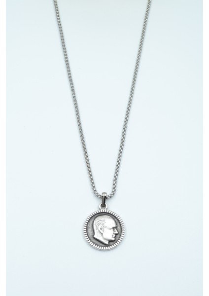 Atatürk Madalyon Örme Zincir Kolye fiyatları