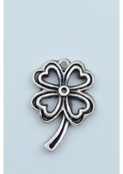 Dört Yapraklı Yonca Örme Zincir Kolye modelleri