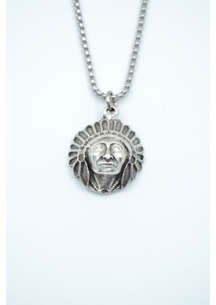 Kızılderili Örme Zincir Kolye