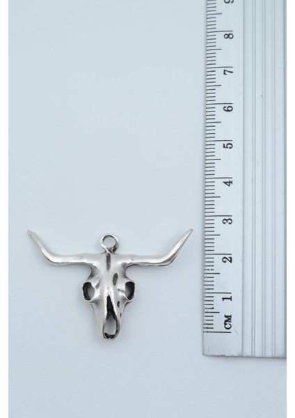 Boğa - Kuru Kafa Örme Zincir Kolye fırsatları