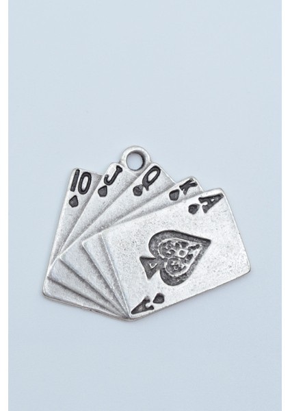 Poker Iskambil Örme Zincir Kolye modelleri