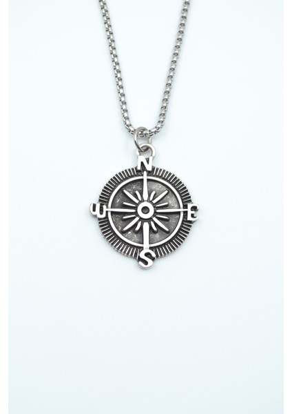 Pusula Örme Zincir Kolye