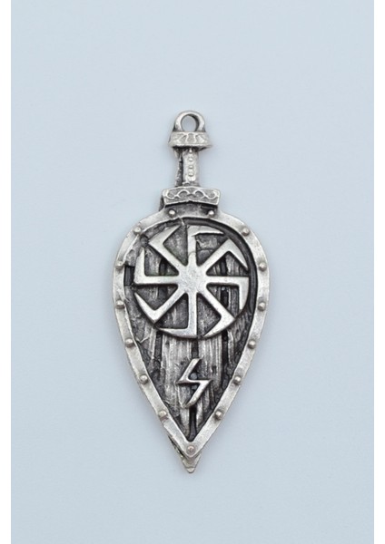 Viking Kolovrat Kalkan Örme Zincir Kolye modelleri