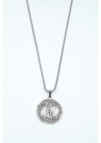 Anne Çocuk - Hayat Ağacı Örme Zincir Kolye fiyatları