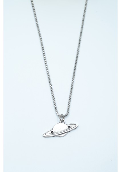 Gezegen - Satürn Örme Zincir Kolye fiyatları