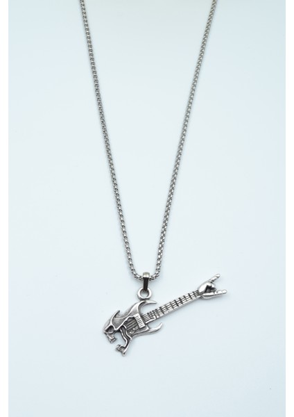 Kuru Kafa Elektro Gitar Örme Zincir Kolye fiyatları