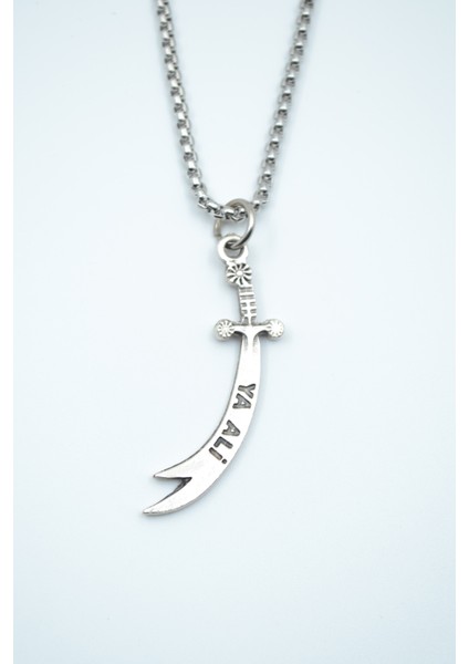 Zülfikar Kılıcı Örme Zincir Kolye