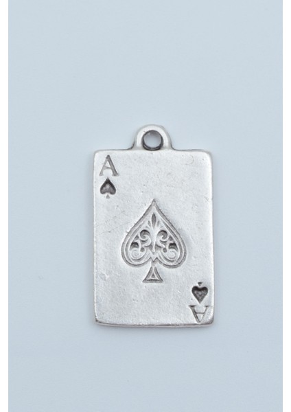 Maça As Poker Iskambil Örme Zincir Kolye modelleri