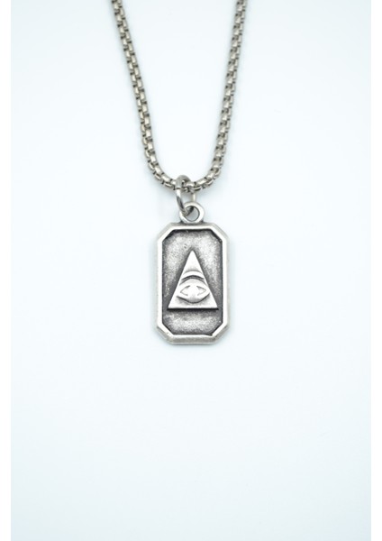 Minimal Göz Örme Zincir Kolye